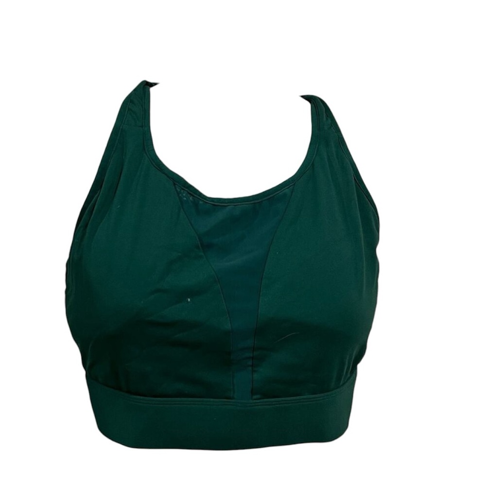 Fabletics green sportsbra plus size 3x